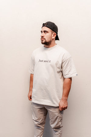 Just Send It Acid Tee - Mineral