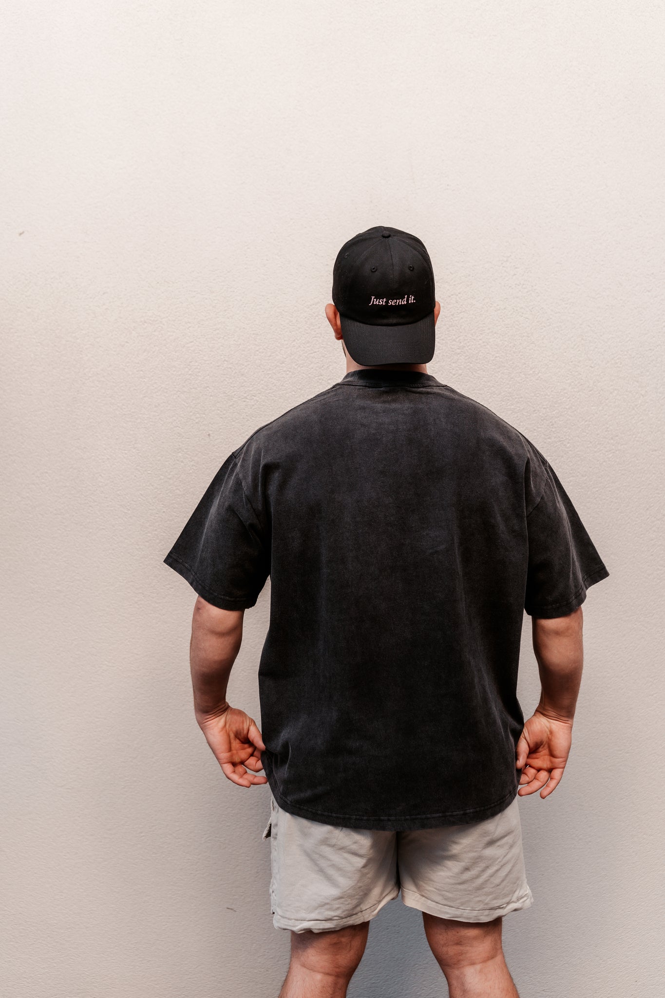 Just Send It Acid Tee - Black