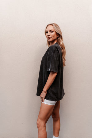 Just Send It Acid Tee - Black