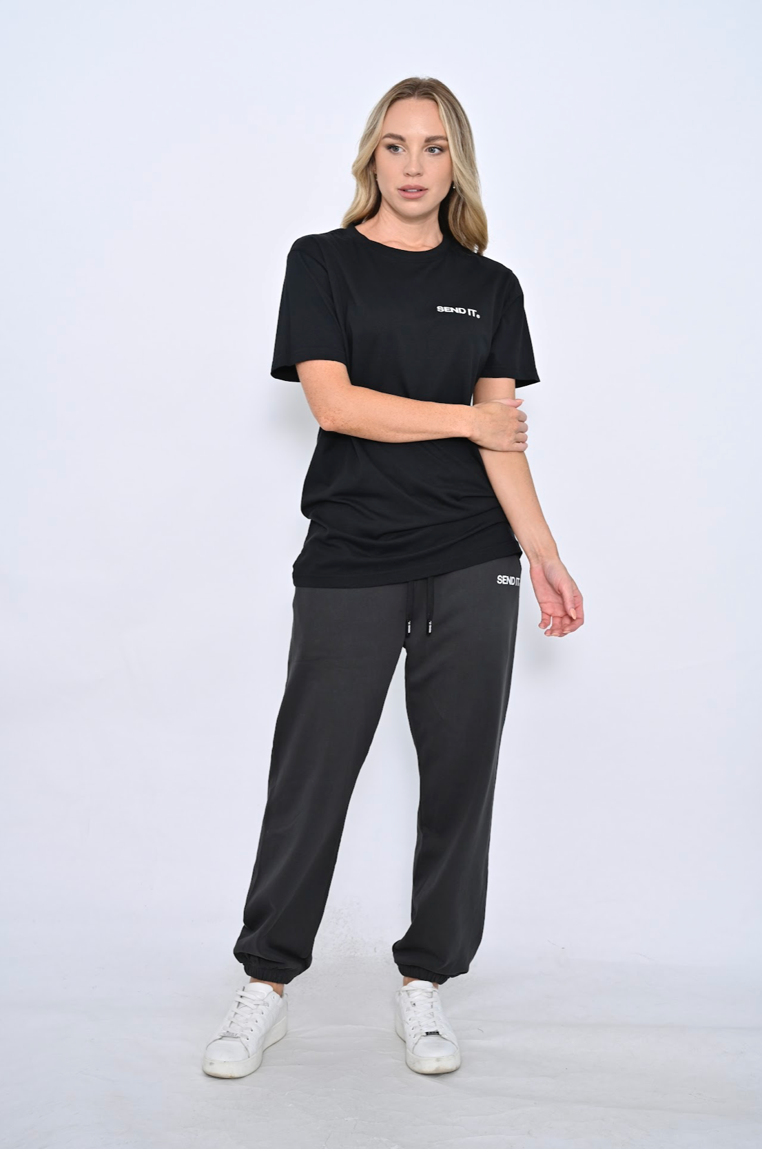 SEND IT® WARMUP TEE - BLACK