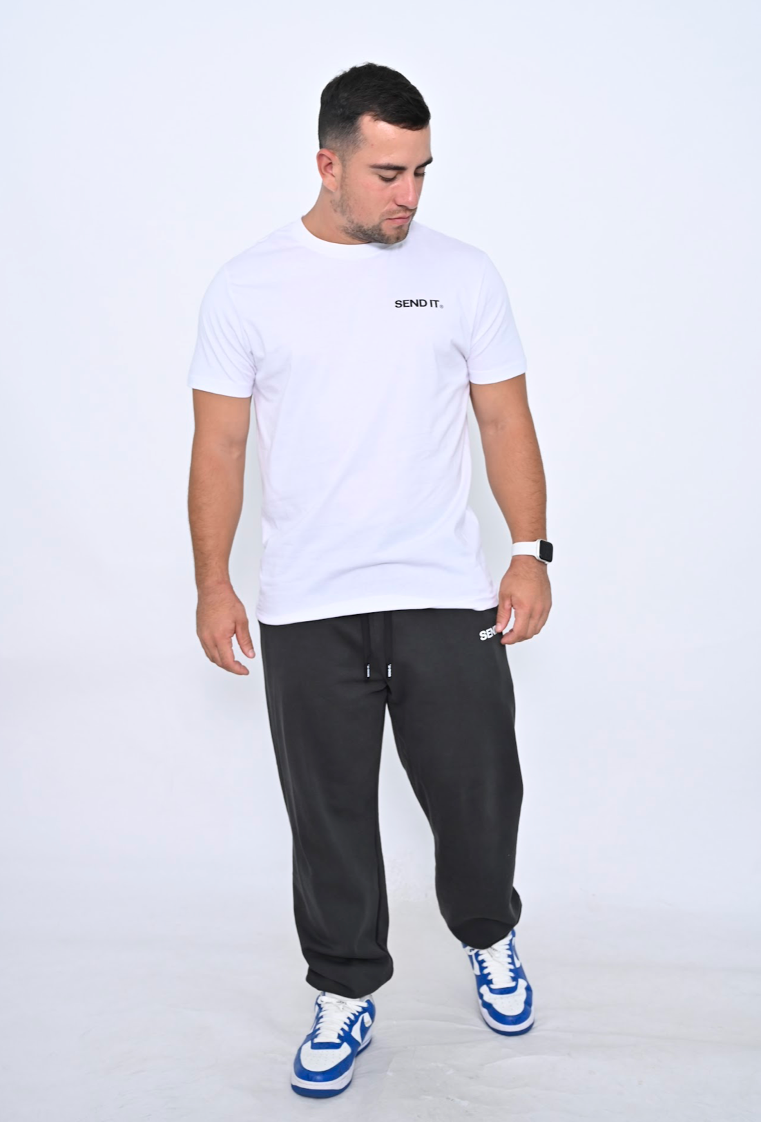 SEND IT® WARMUP TEE - WHITE