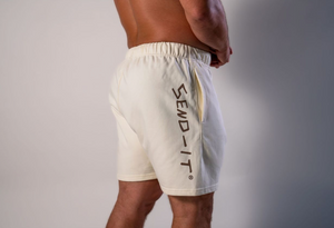 My Knees Hurt Shorts - Cream