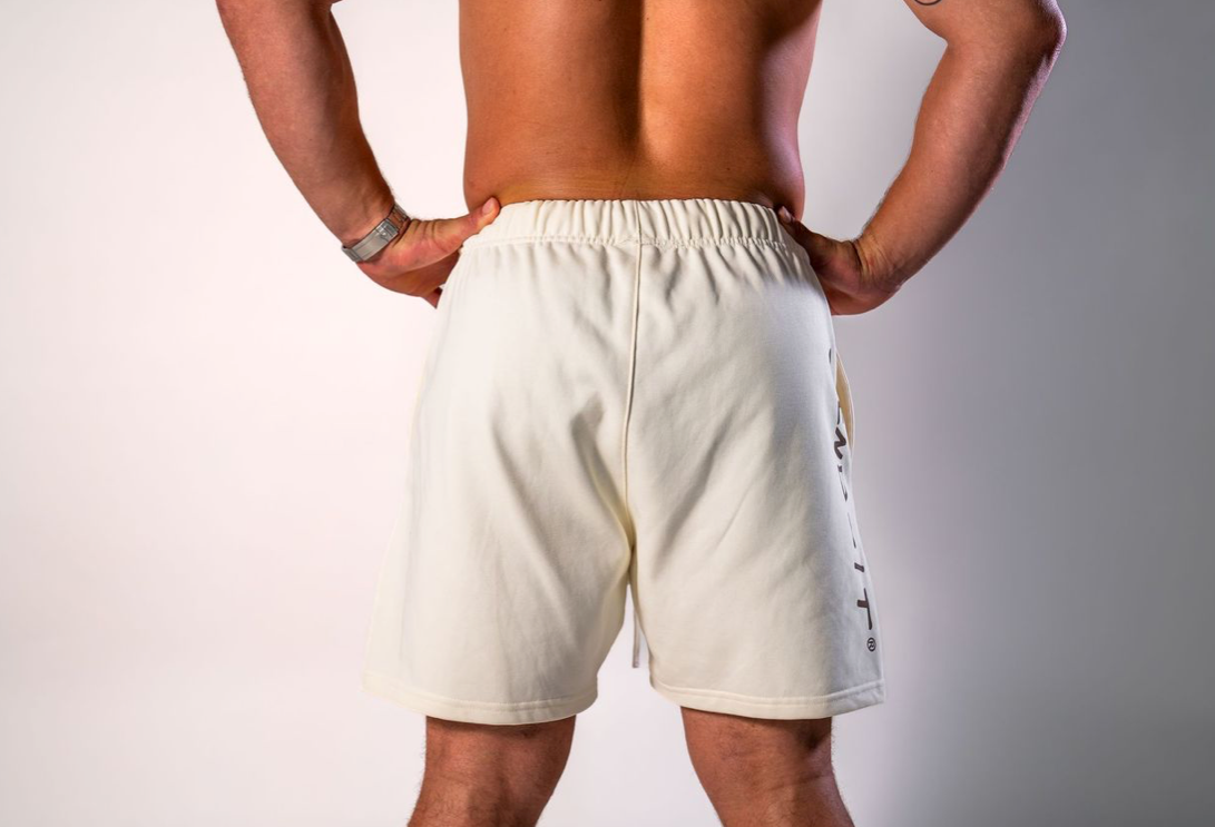 My Knees Hurt Shorts - Cream
