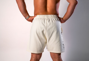 My Knees Hurt Shorts - Cream