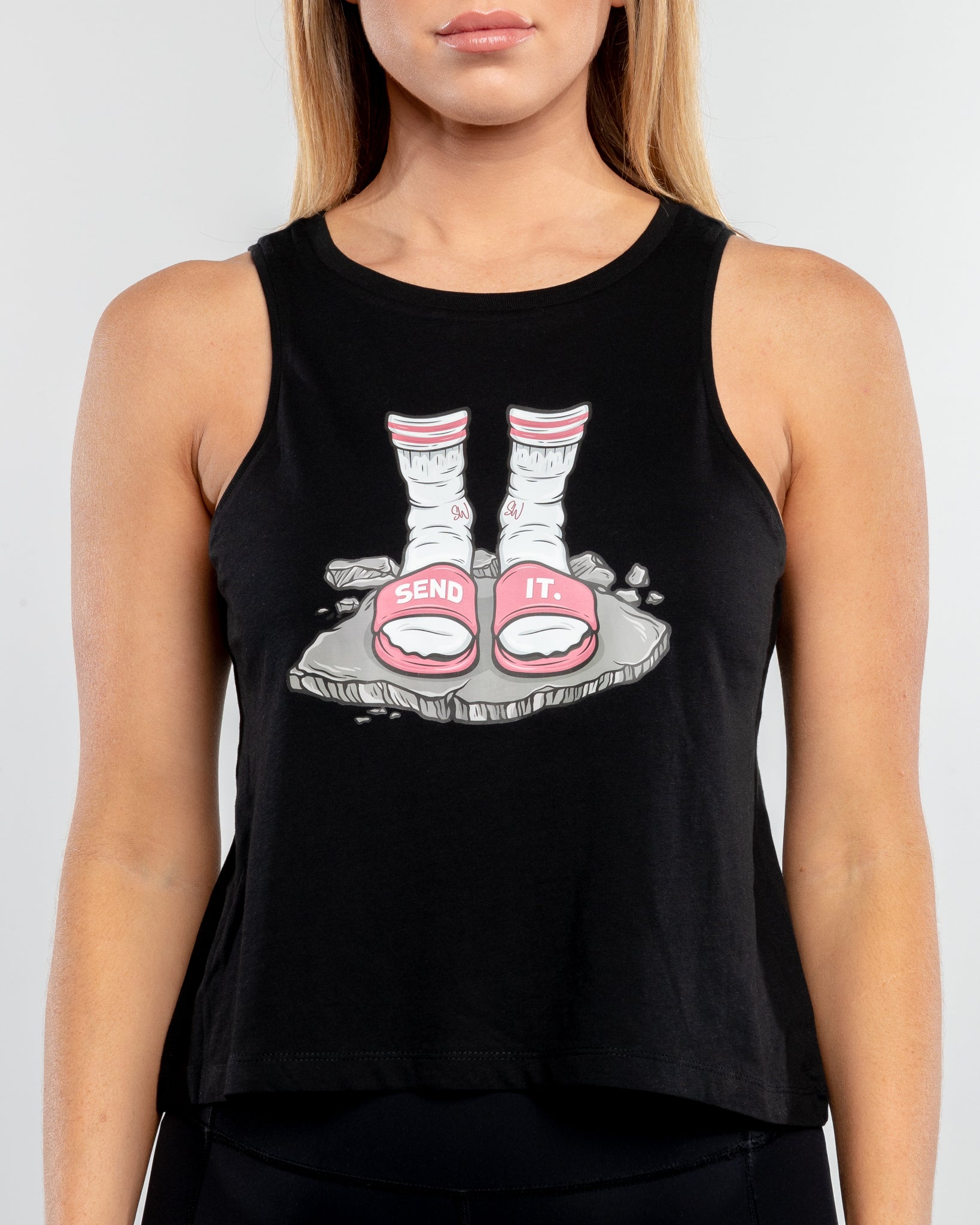 Onyx Socks And Slides Women's Tank Top