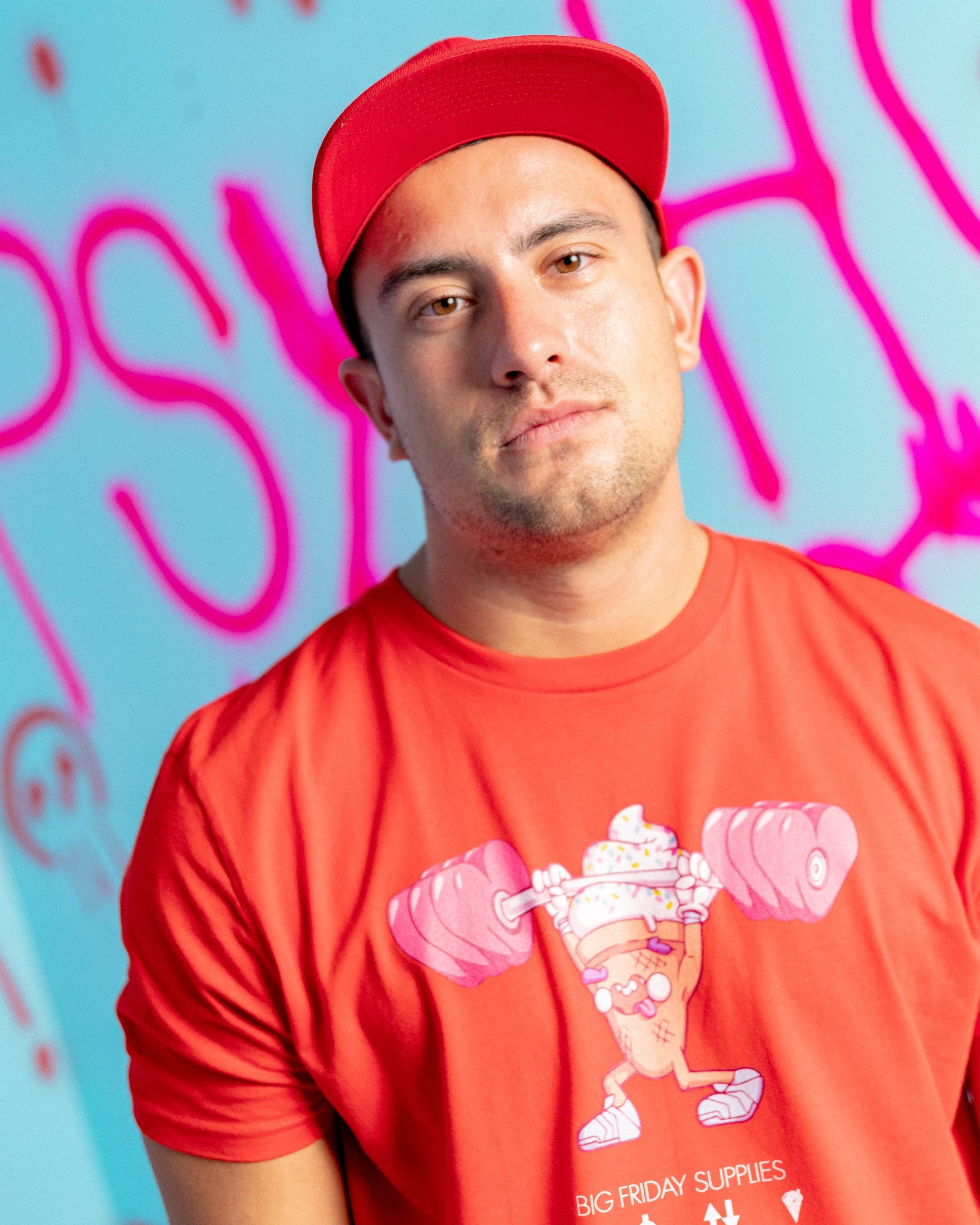 Crimson Big Friday Snapback Cap