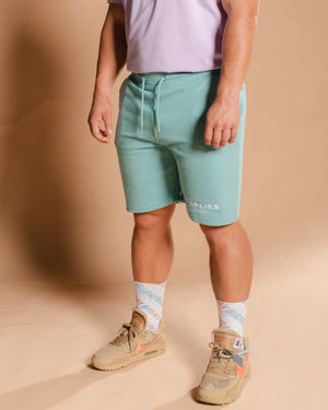 Teal Unisex Casuals Shorts