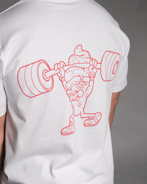 Supplies Range White/Red Unisex Tee