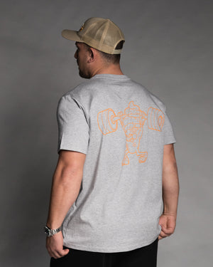 Supplies Range Grey/Orange Unisex Tee