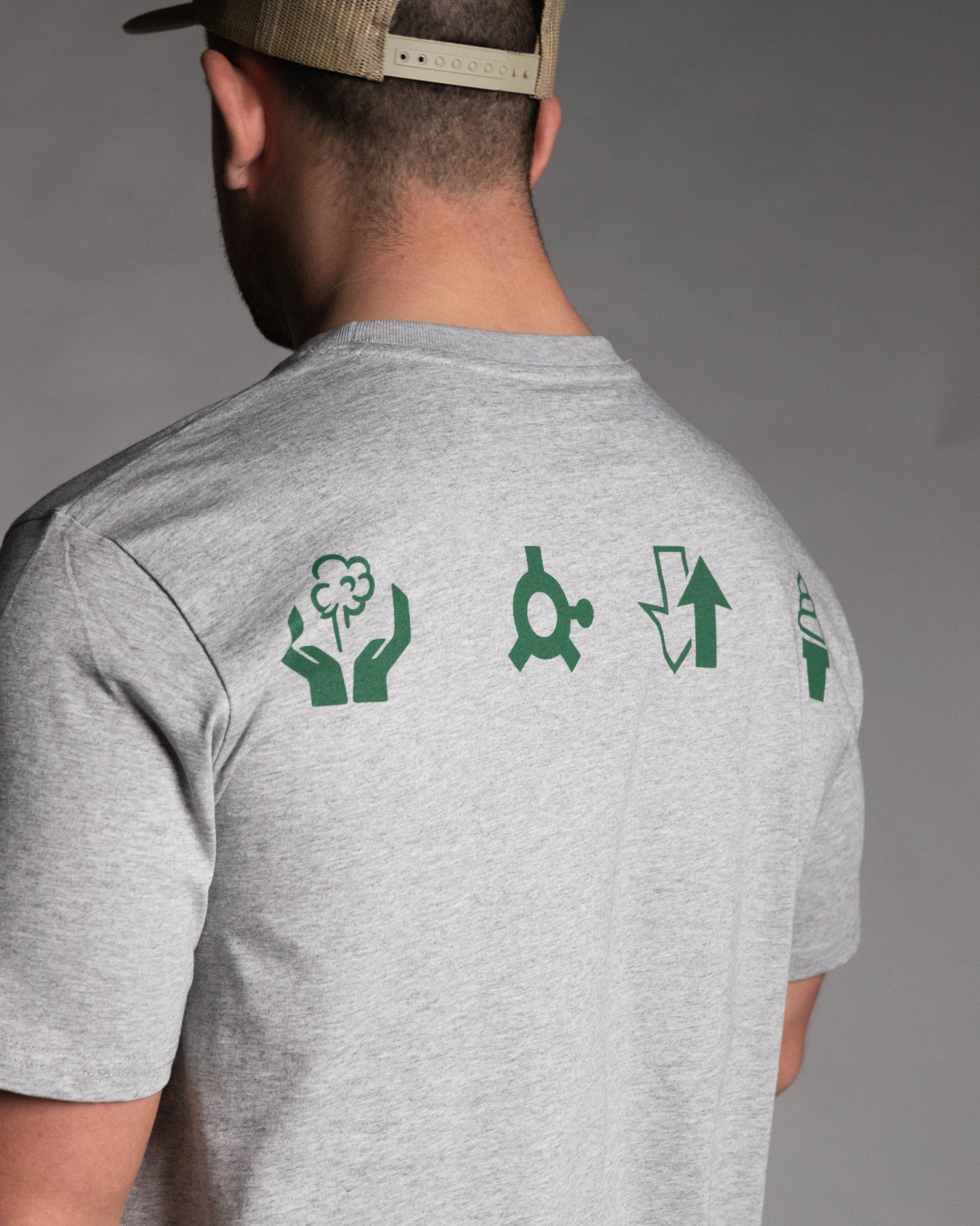 Supplies Range Grey/Green Unisex Tee