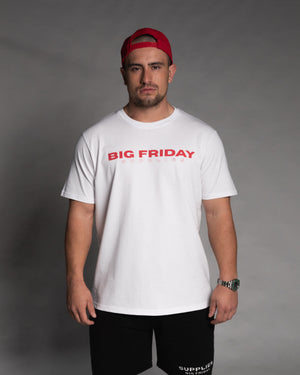 Supplies Range White/Red Unisex Tee
