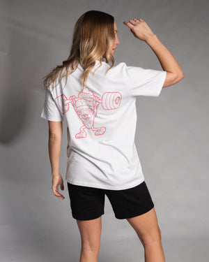 Supplies Range White/Red Unisex Tee