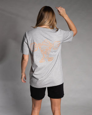 Supplies Range Grey/Orange Unisex Tee