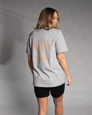 Supplies Range Grey/Orange Unisex Tee