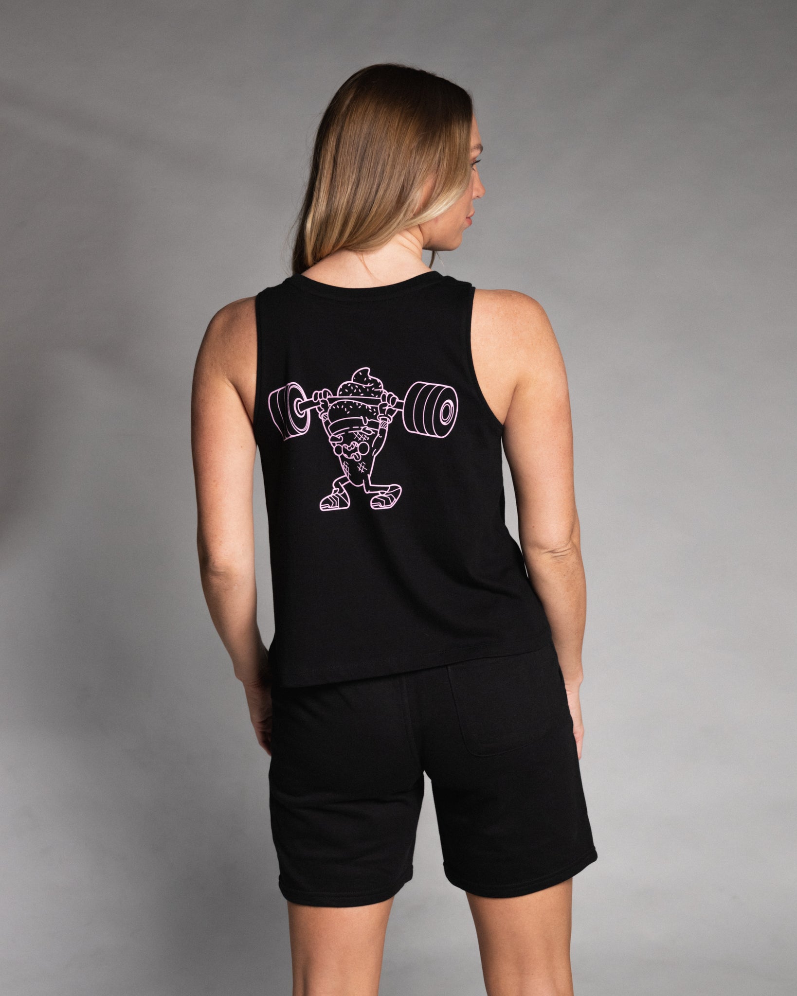 Supplies Range Black/Pink Ladies Training Top