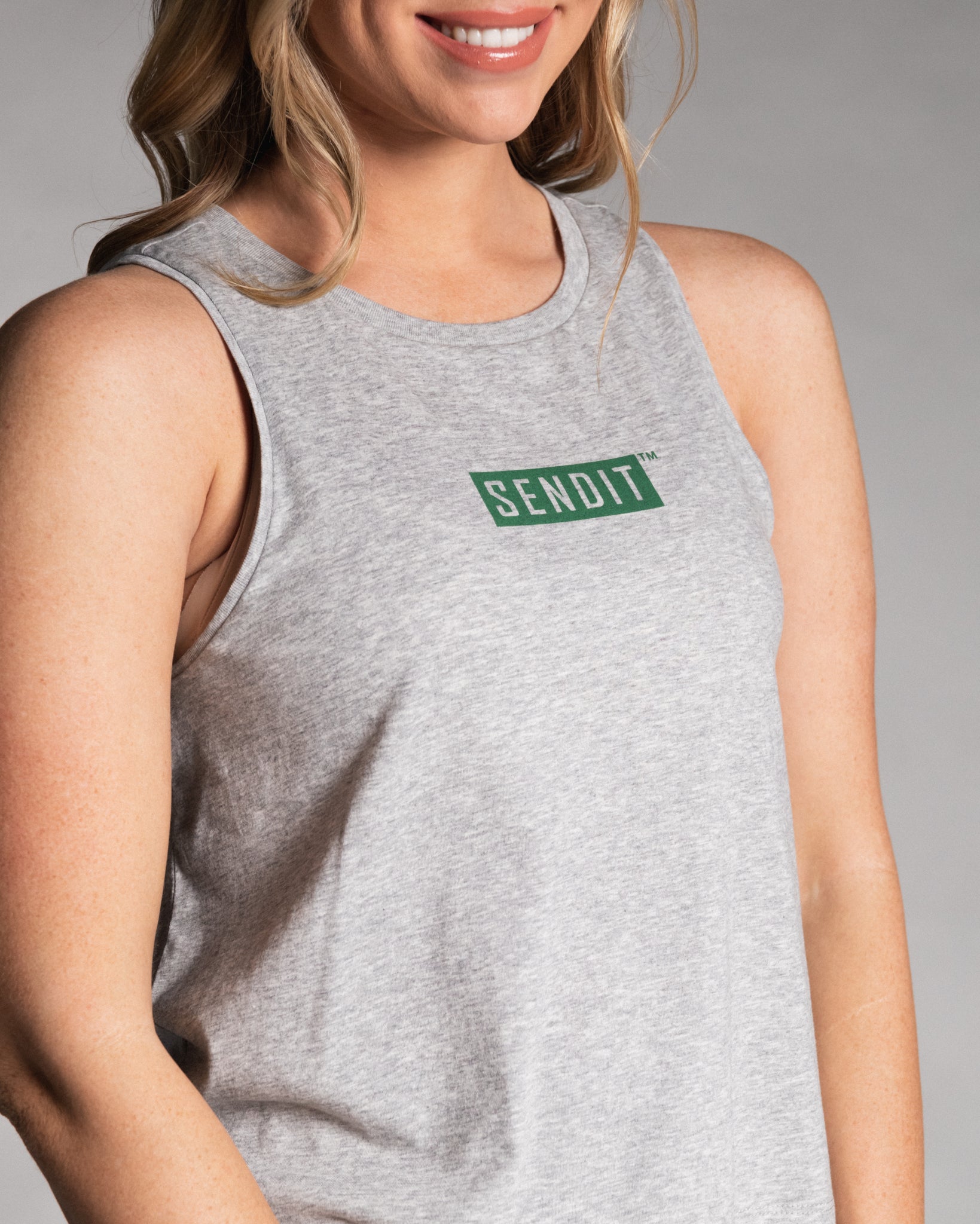 Supplies Range Grey/Green Ladies Training Top