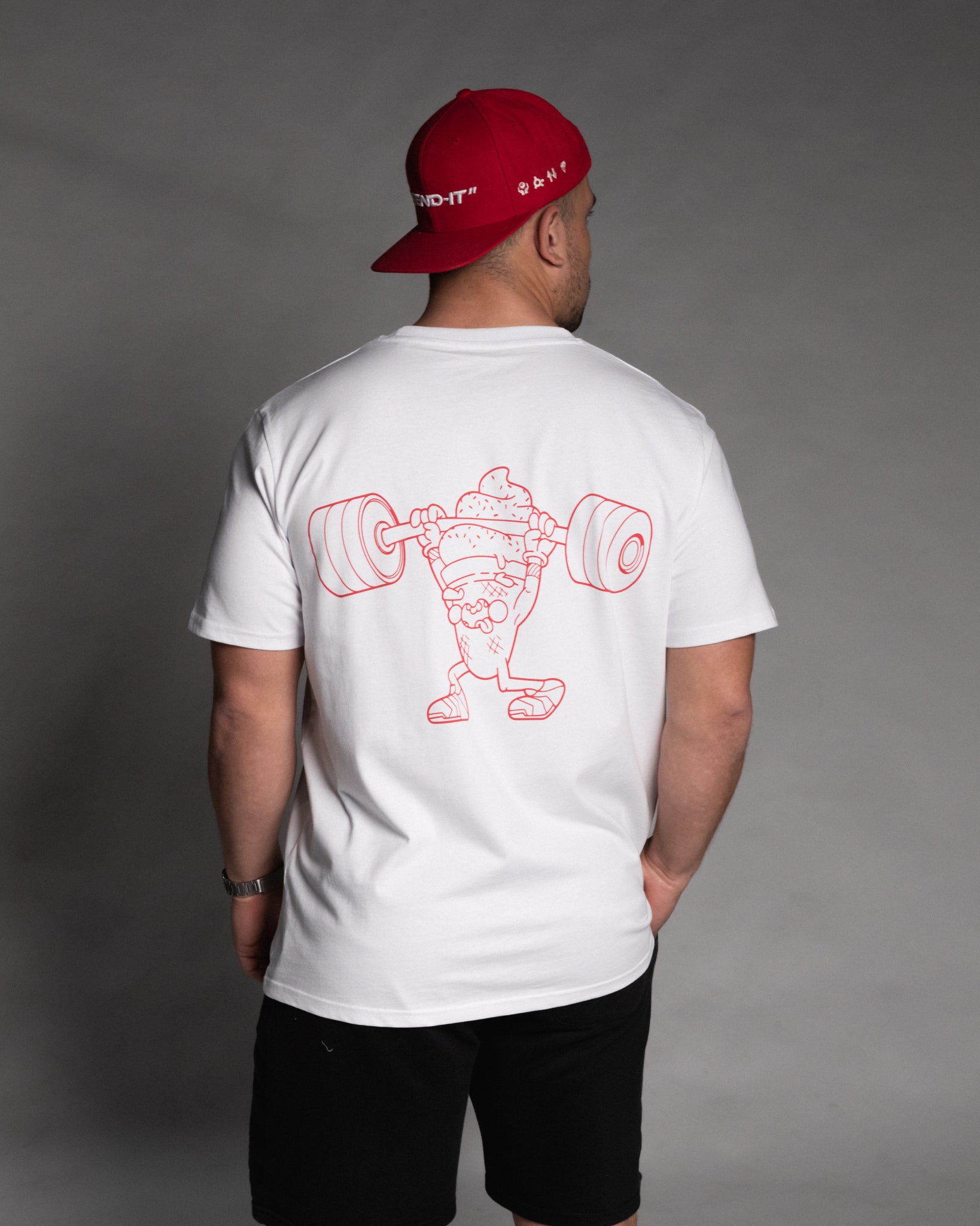 Supplies Range White/Red Unisex Tee