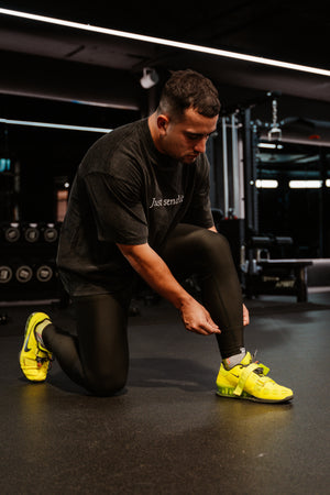 Men's Performance Leggings - Black / Black