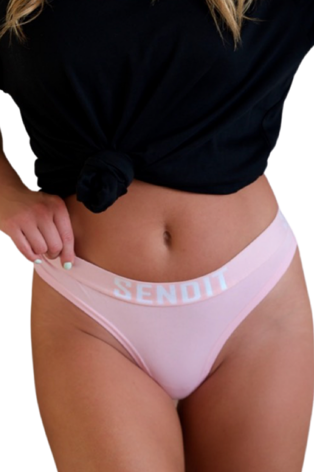 Ladies Send It Active Underwear Candy Floss [two pack]