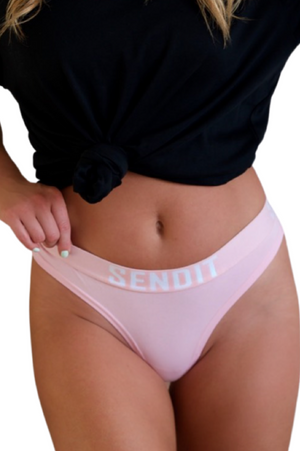 Ladies Send It Active Underwear Candy Floss [two pack]