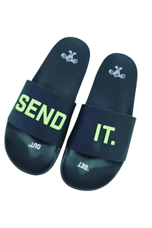 Send It Slides Black / Green