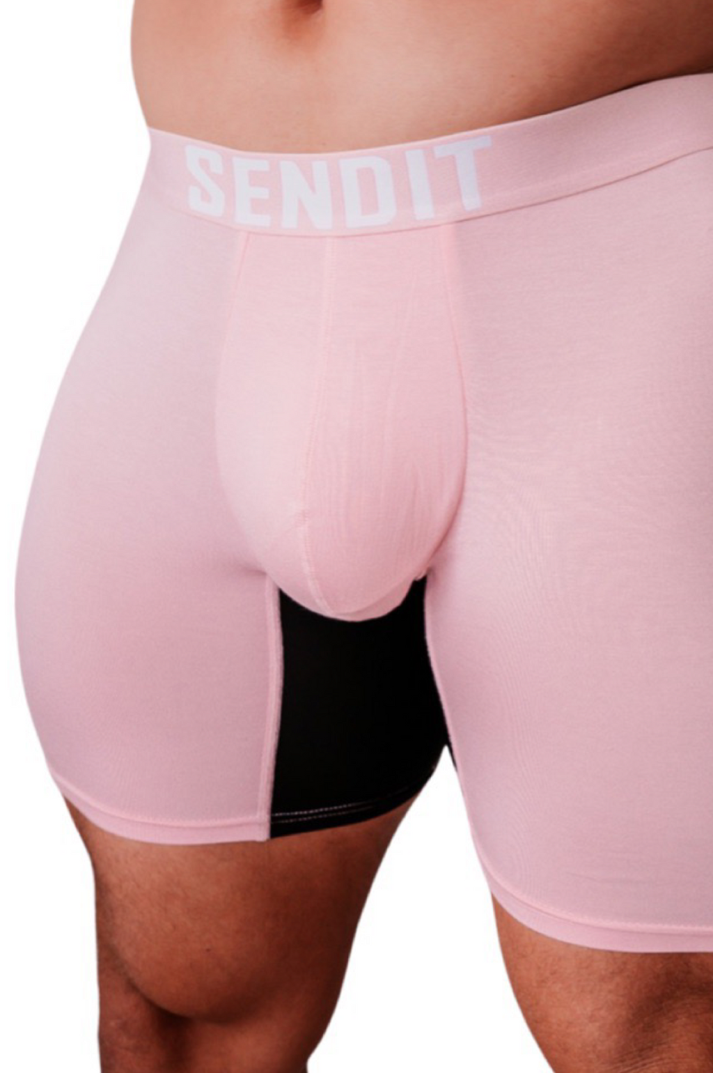 Mens Send It Active Underwear Candy Floss [two pack]