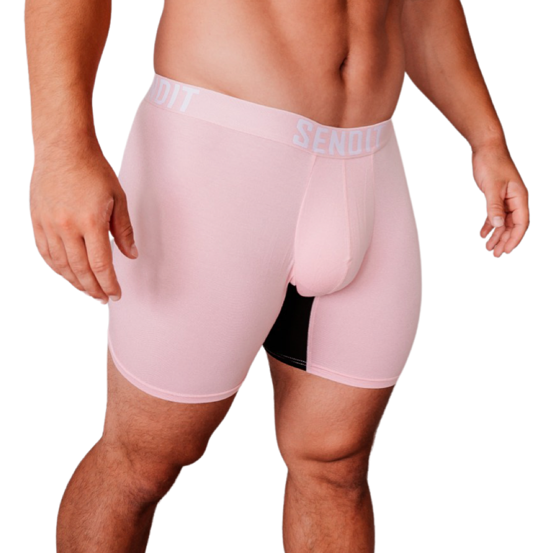 Mens Send It Active Underwear Candy Floss [two pack]