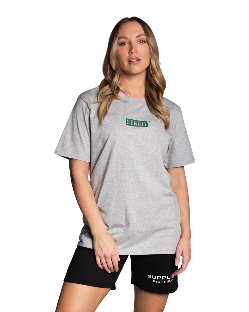 Supplies Range Grey/Green Unisex Tee