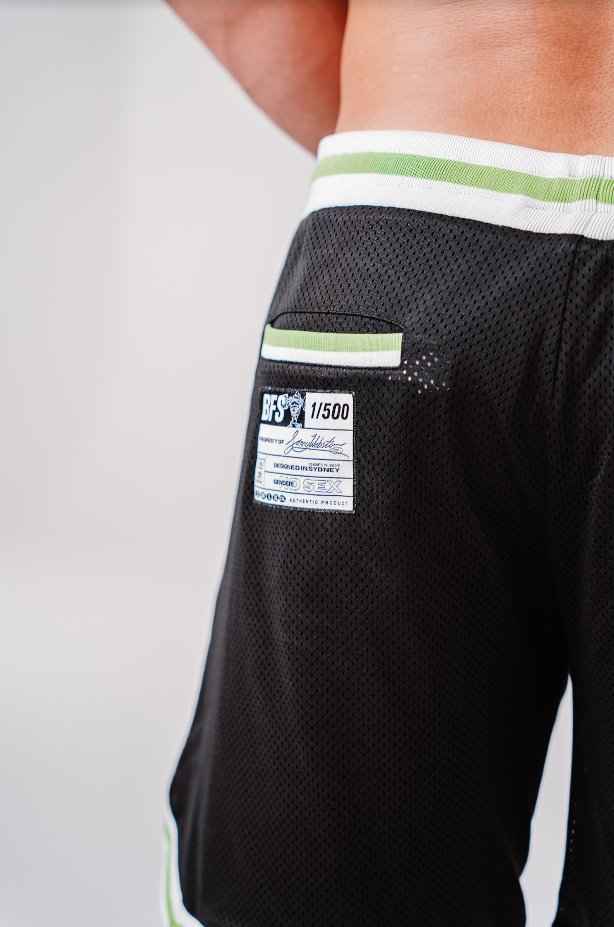 Unisex Baller Shorts - Black/Green