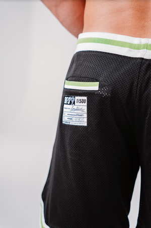 Unisex Baller Shorts - Black/Green