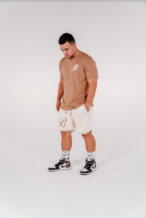 Unisex Baller Shorts - Cream