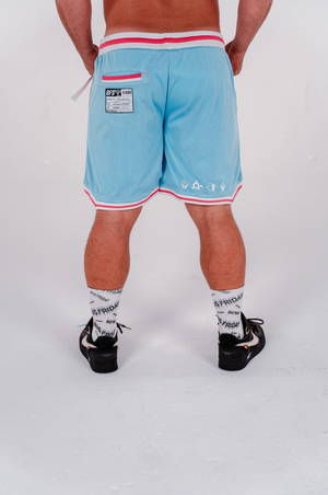 Unisex Baller Shorts - Blue/Pink