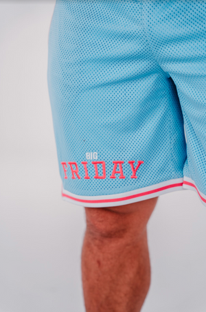 Unisex Baller Shorts - Blue/Pink