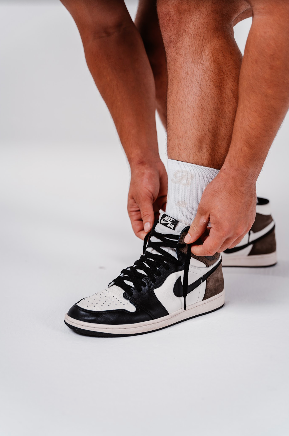 Baller Socks - Cream/White
