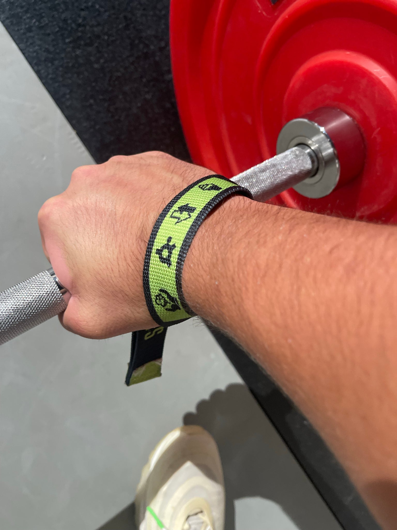 BFS Lifting Straps - Black / Green