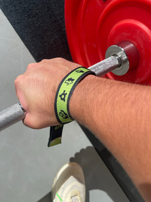 BFS Lifting Straps - Black / Green